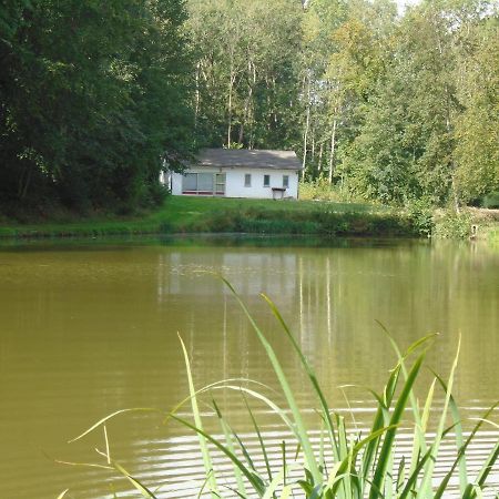 Deux Etangs Poissonneux Au Milieu Des Bois Avec Gite Moderne, La Halte Des Deux Lacs Rosée Exterior foto