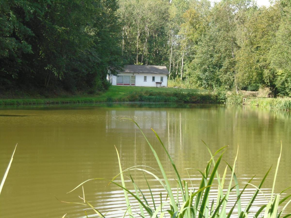 Deux Etangs Poissonneux Au Milieu Des Bois Avec Gite Moderne, La Halte Des Deux Lacs Rosée Exterior foto
